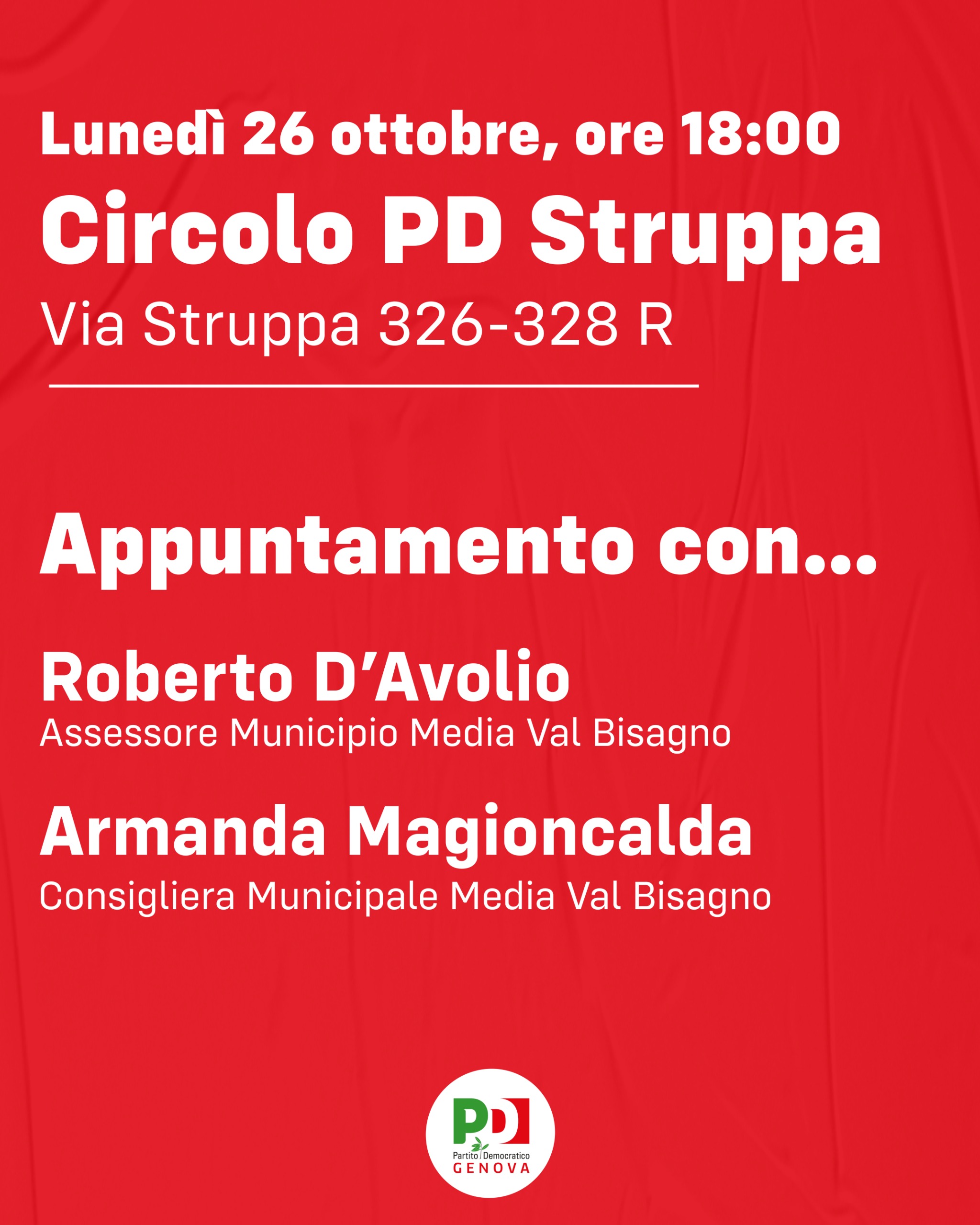 Incontro con Roberto D'Avolio e Armanda Magioncalda.
